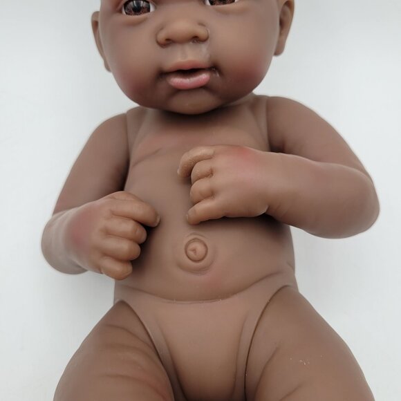 Berenguer AA Newborn Baby Doll 13" Vinyl Newborn Realistic Lifelike Reborn Brown - Picture 5 of 13